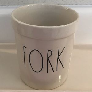Rae Dunn FORK canister